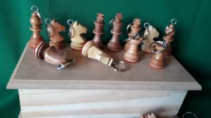 Llavero de pieza de ajedrez