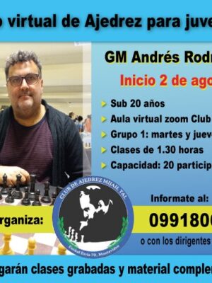 Curso Virtual para Juveniles 2022 - GM Andrés Rodríguez