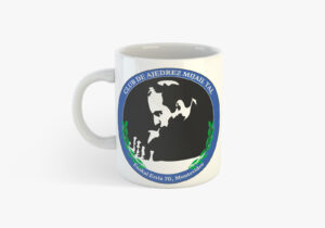 Taza oficial del Club de Ajedrez Mijail Tal