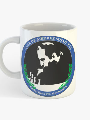 Taza oficial del Club de Ajedrez Mijail Tal